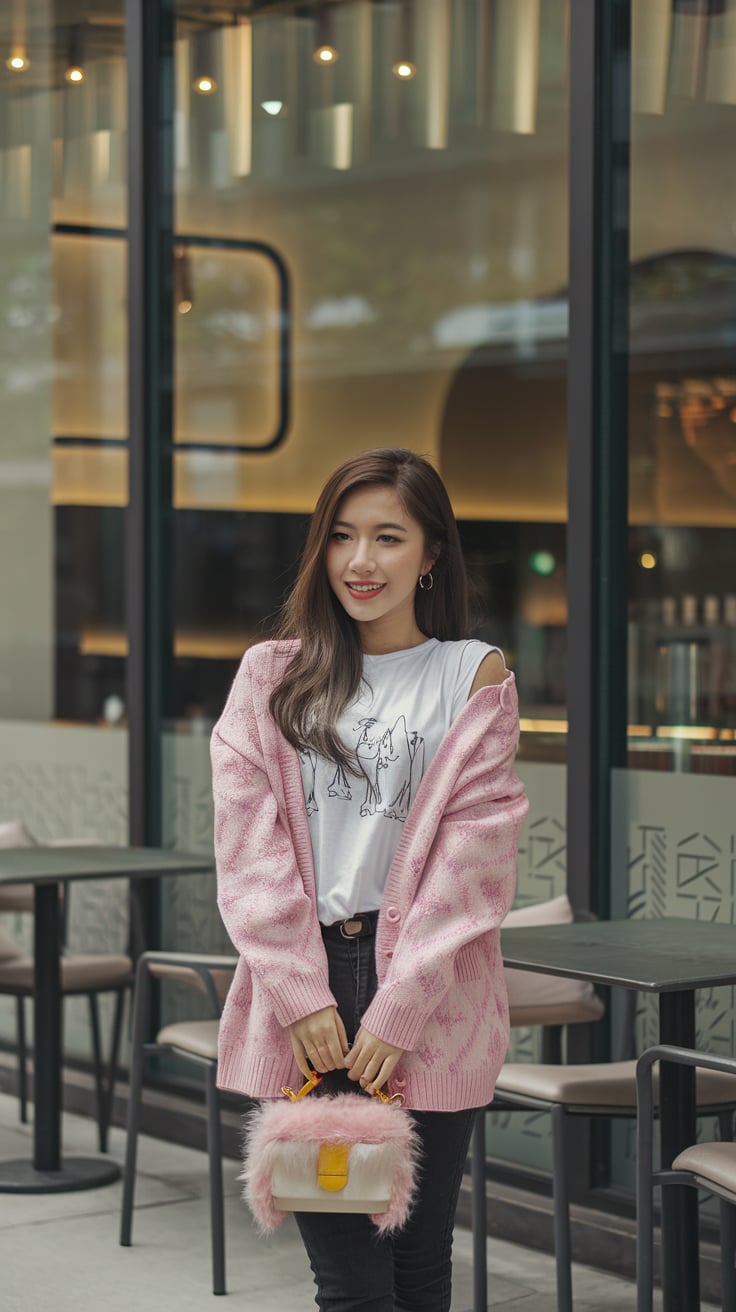 Stylishly Pink: New Year’s Day Look