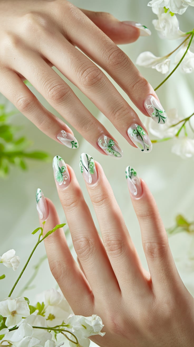 Fresh Eastern-Inspired Nail Art