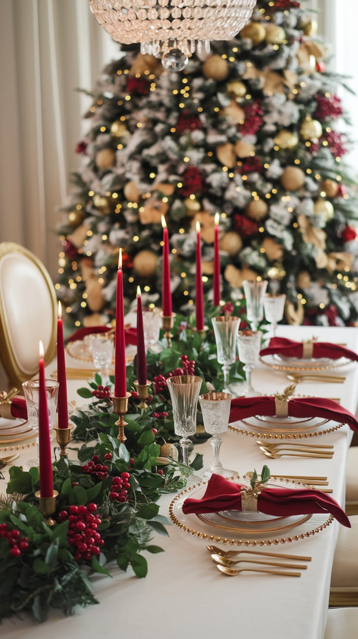 Festive Elegance: Christmas Tablescape