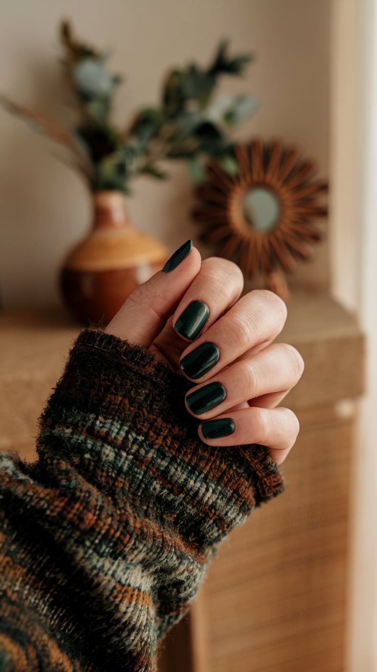 Warm and Inviting New Year Nails